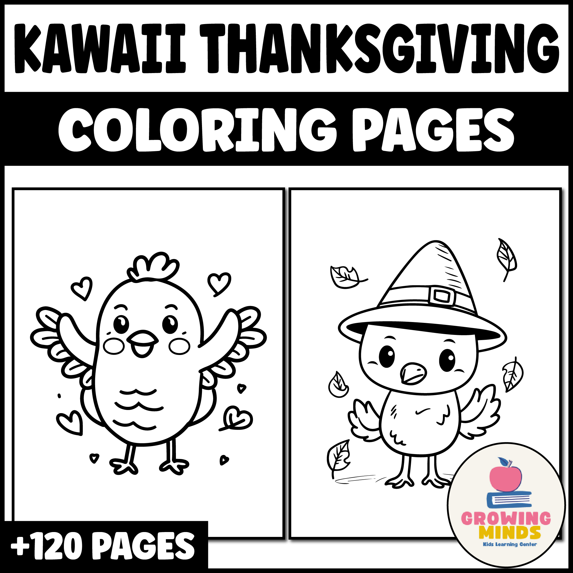 cute coloring pages for thanksgiving