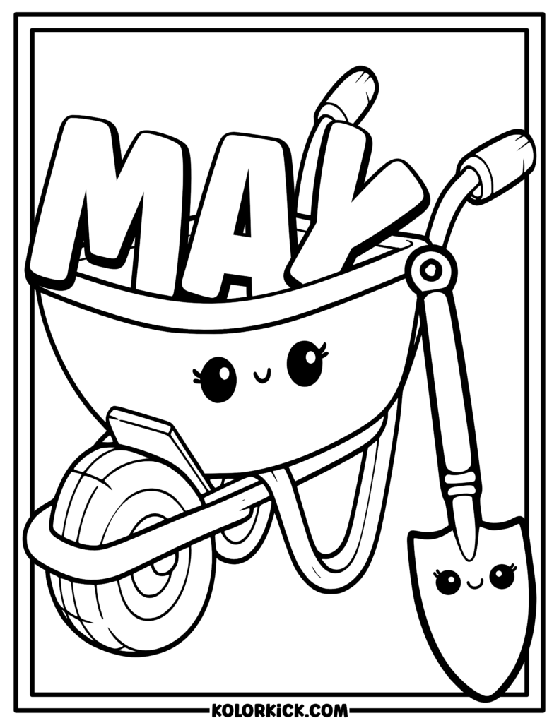 Cute May Coloring Pages 100 Free Printable PDFs 