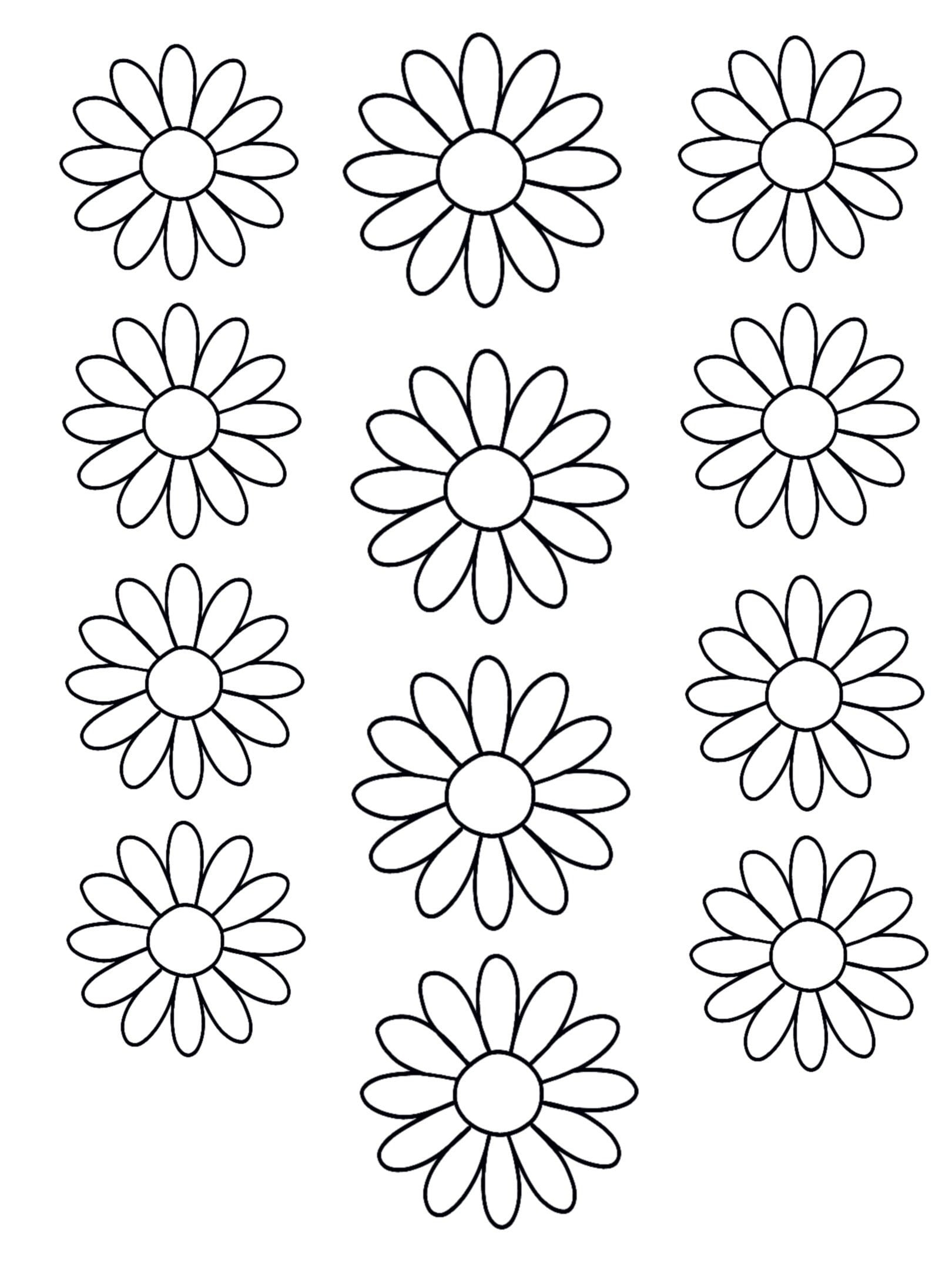 Daisy Coloring Page Full Page Of Daisy s JPEG Black And White Printable Etsy Daisy Coloring Page Full Page Of Daisy s JPEG Black And White Printable Etsy