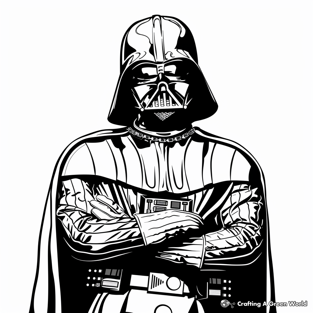 Darth Vader Coloring Pages Free Printable 