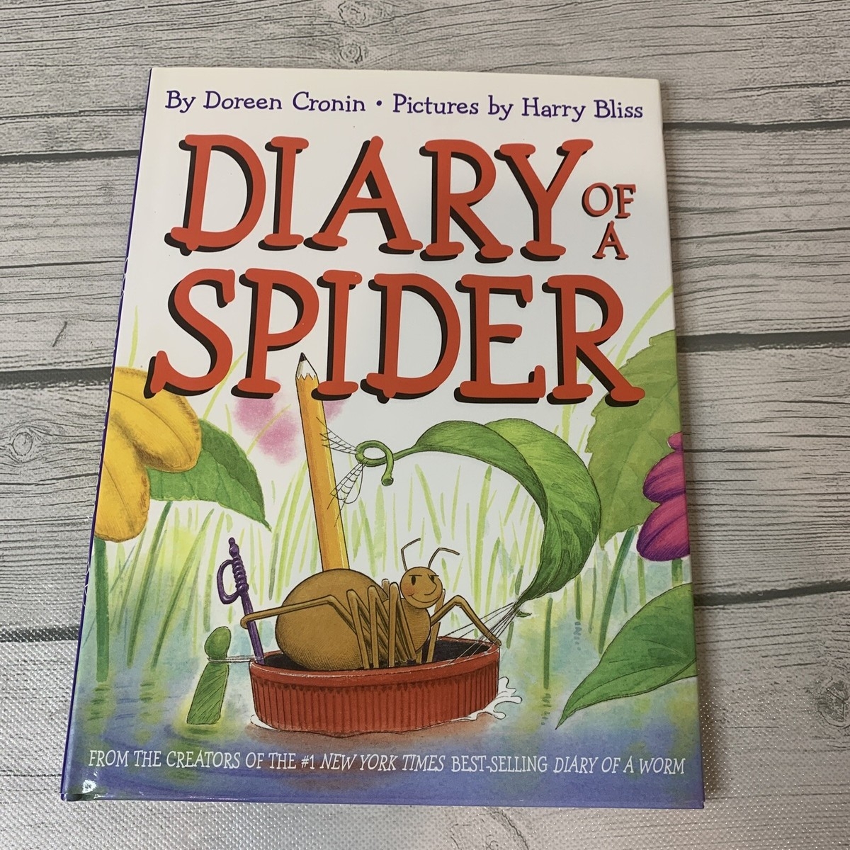 Diary Of A Spider Hardcover Book With Dust Jacket Doreen Cronin New 1st Edition 9780060001537 EBay
