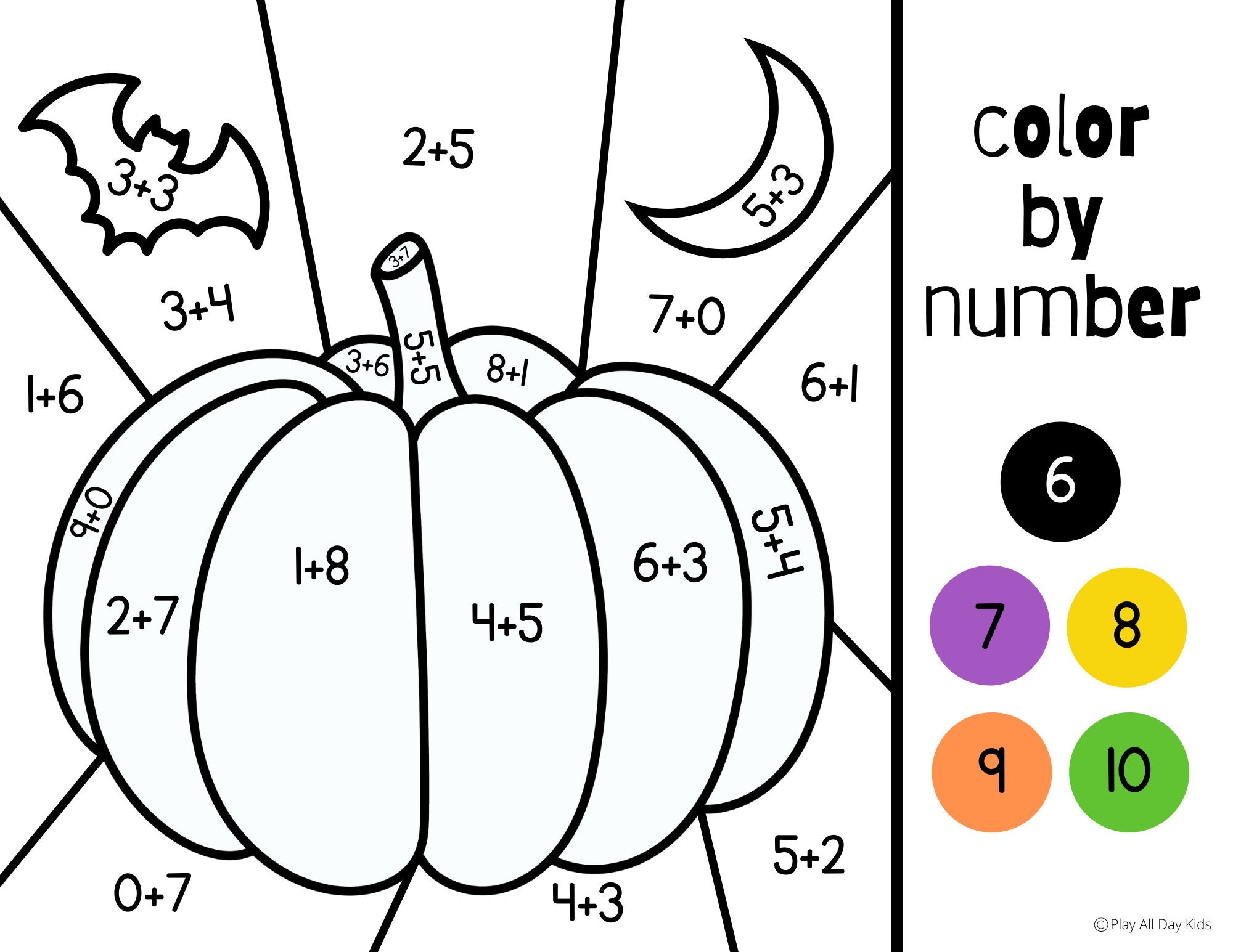 DIGITAL DOWNLOAD Halloween Color By Number Addition Math Printable Pages Halloween Printable Printable Halloween Activity Halloween Etsy DIGITAL DOWNLOAD Halloween Color By Number Addition Math Printable Pages Halloween Printable Printable Halloween Activity Halloween Etsy