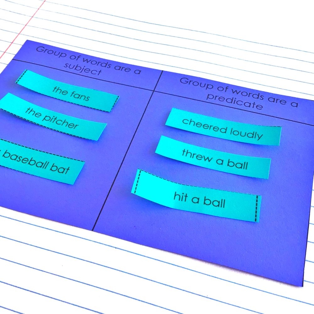 Digital Games And Activities For Subject And Predicate Glitter In Third Digital Games And Activities For Subject And Predicate Glitter In Third