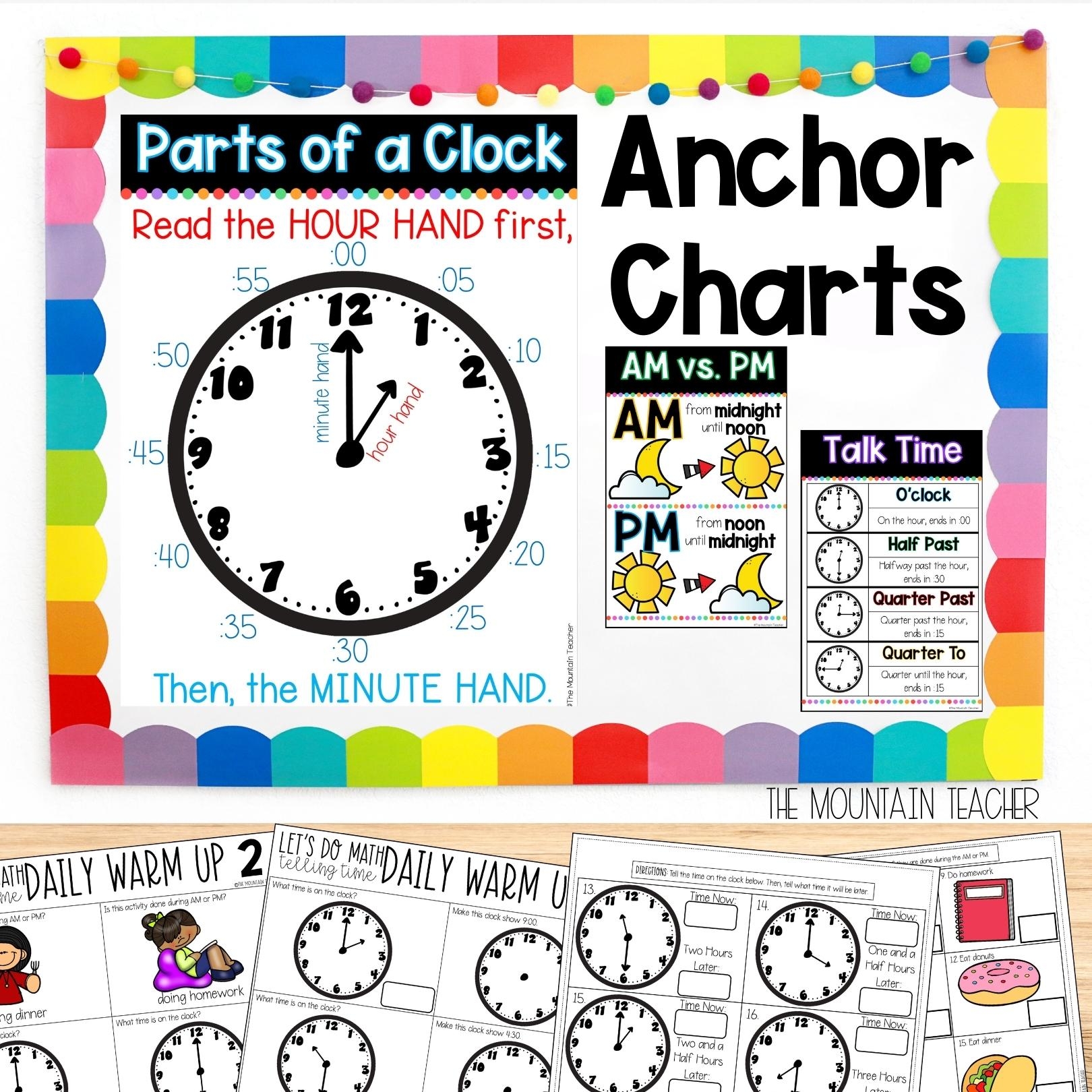 Digital Telling Time Worksheets 2nd Grade Time To 5 Minutes Elapsed Time The Mountain Teacher Digital Telling Time Worksheets 2nd Grade Time To 5 Minutes Elapsed Time The Mountain Teacher