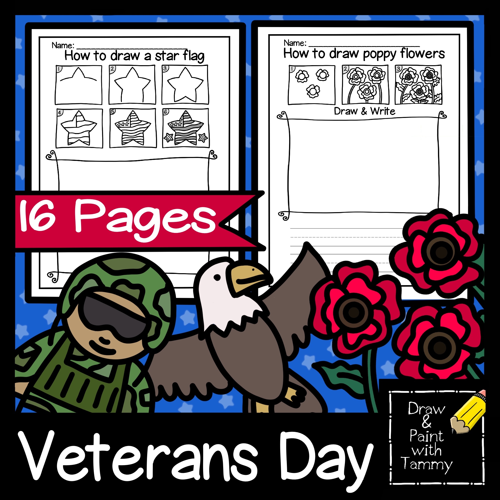 directed drawing veterans day