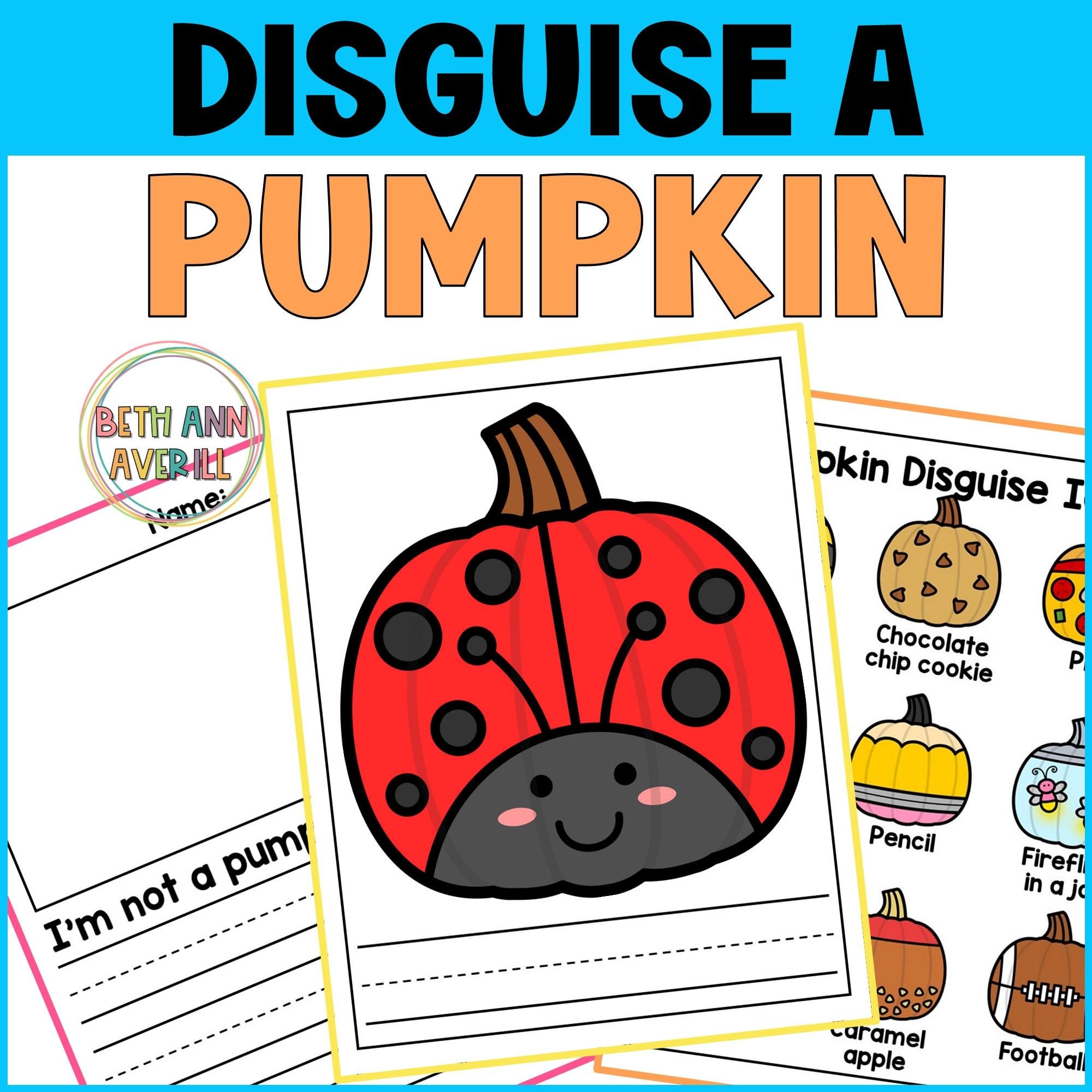 Disguise A Pumpkin Craft Activity For Halloween Bulletin Board Decor Etsy