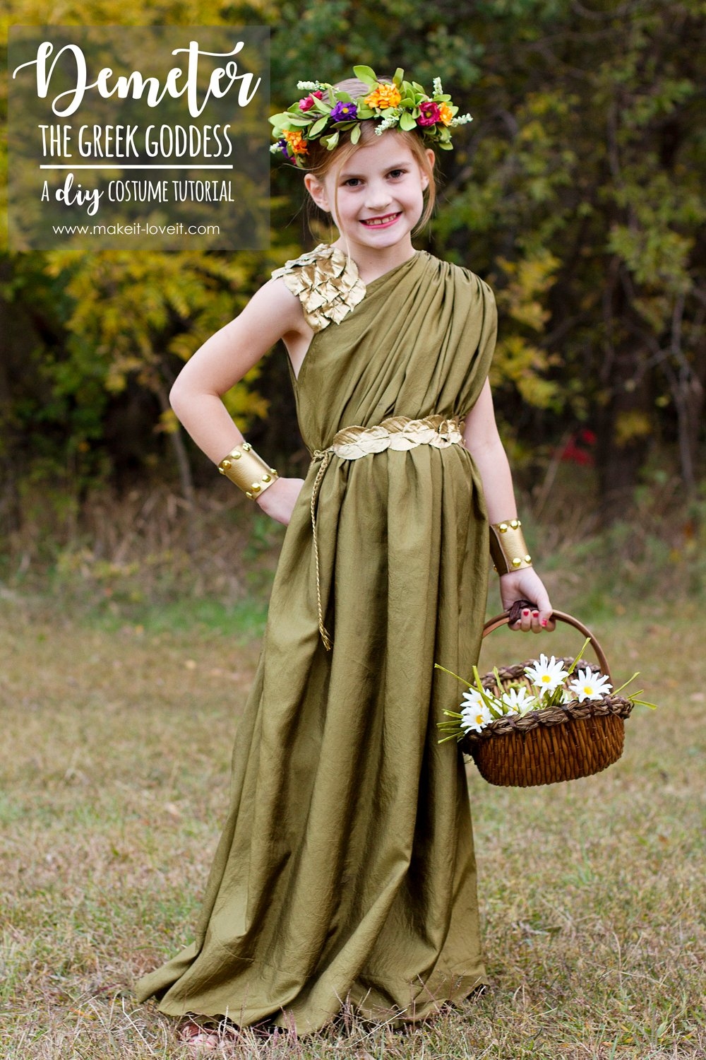 DIY Greek Goddess Costume DEMETER Make It Love It