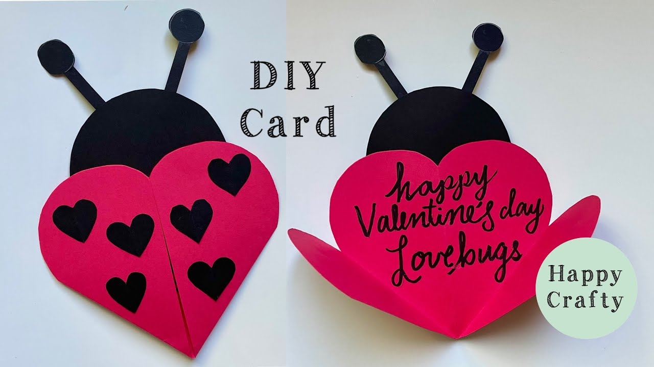 DIY Love Bug Card Valentine s Day Crafts For Kids YouTube DIY Love Bug Card Valentine s Day Crafts For Kids YouTube