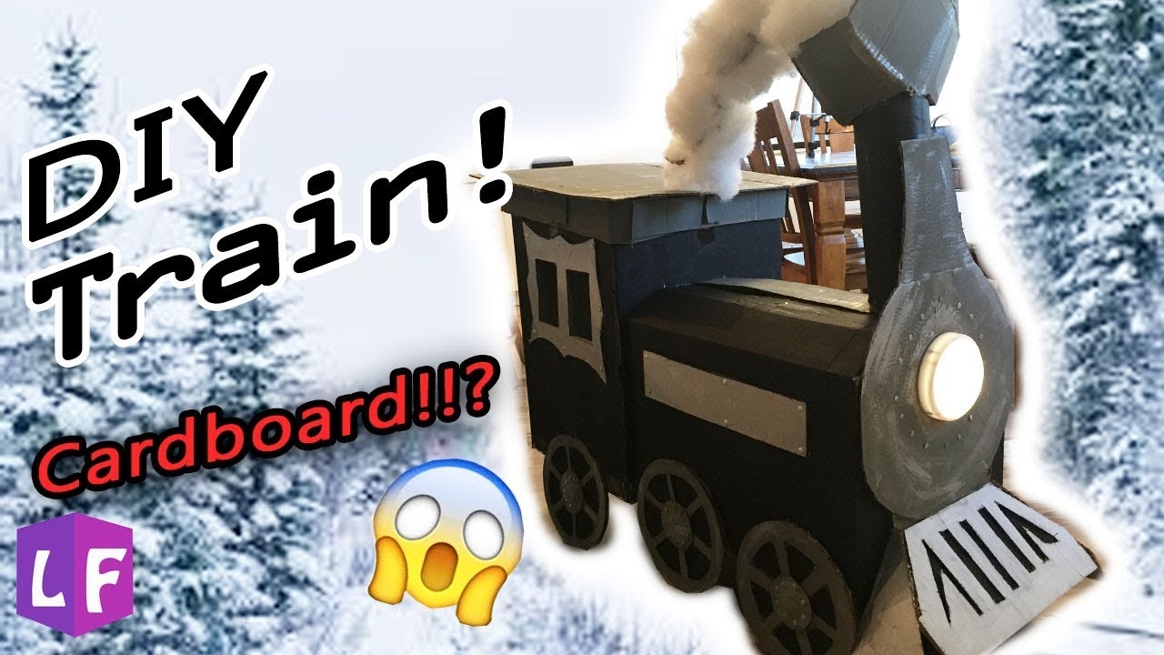 DIY Train cardboard YouTube DIY Train cardboard YouTube