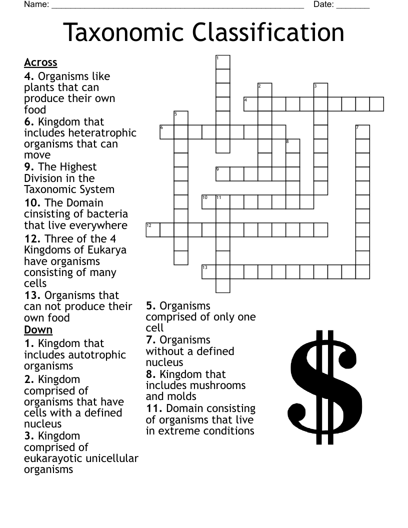 Domains And Kingdoms Crossword WordMint