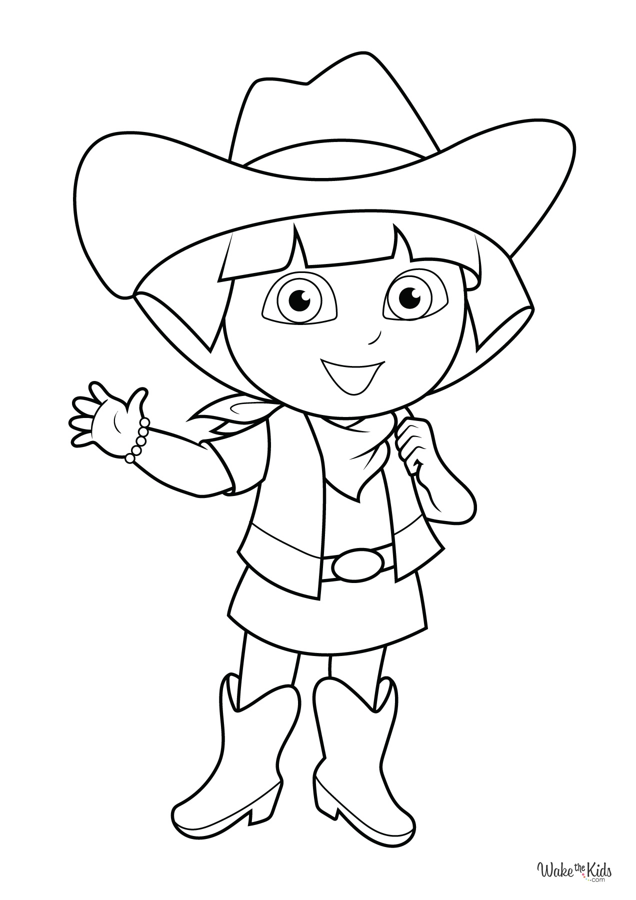 dora the explorer coloring pages