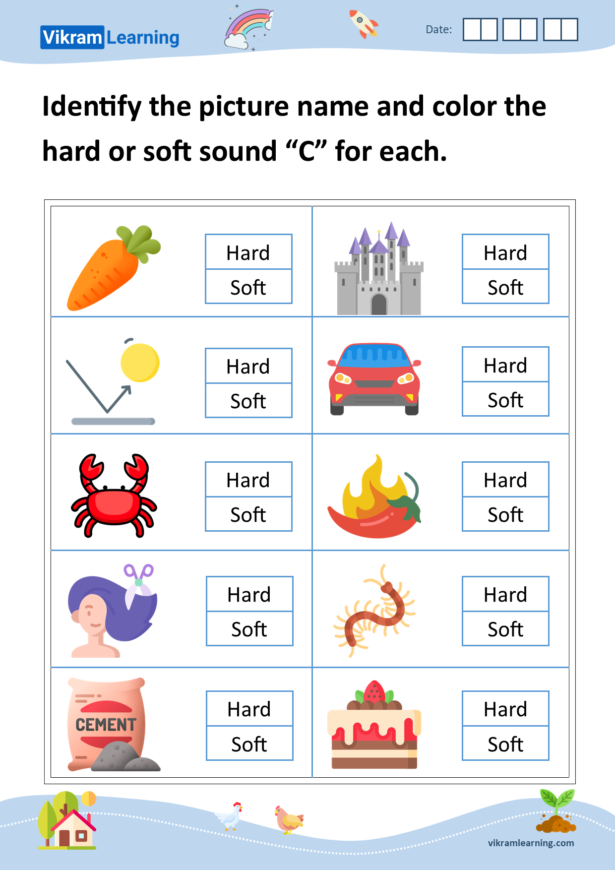 Download Hard And Soft Sounds Of C Worksheets Vikramlearning Download Hard And Soft Sounds Of C Worksheets Vikramlearning