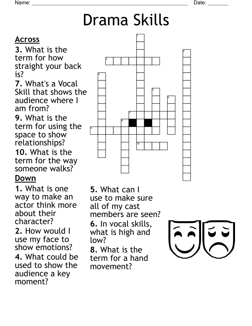 with skill crossword clue