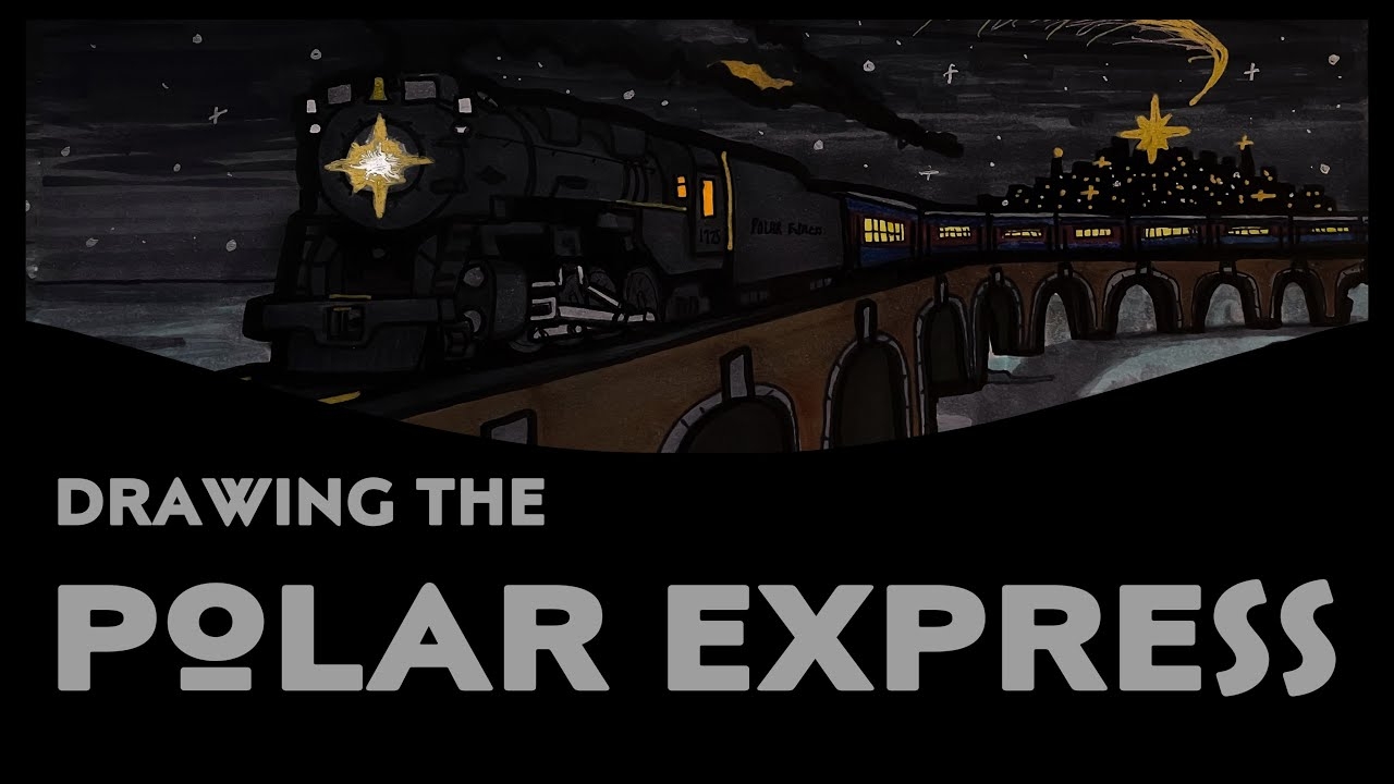 Drawing The Polar Express YouTube