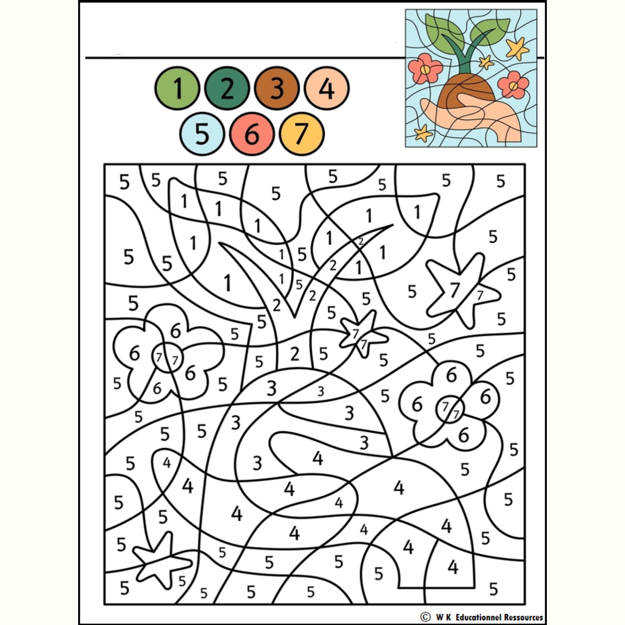 Earth Day Free Dot To Dot Color By Numbers April Spring Activities Coloring Made By Teachers