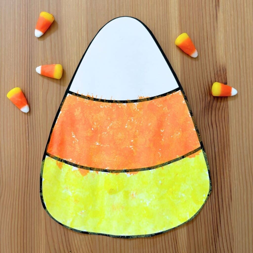 candy corn art project