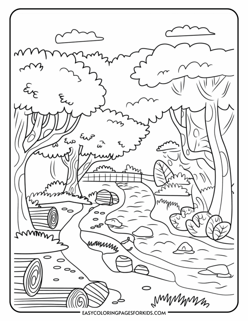 Easy Forest Coloring Pages 15 Free Printable PDF Pages Easy Coloring Pages For Kids Easy Forest Coloring Pages 15 Free Printable PDF Pages Easy Coloring Pages For Kids