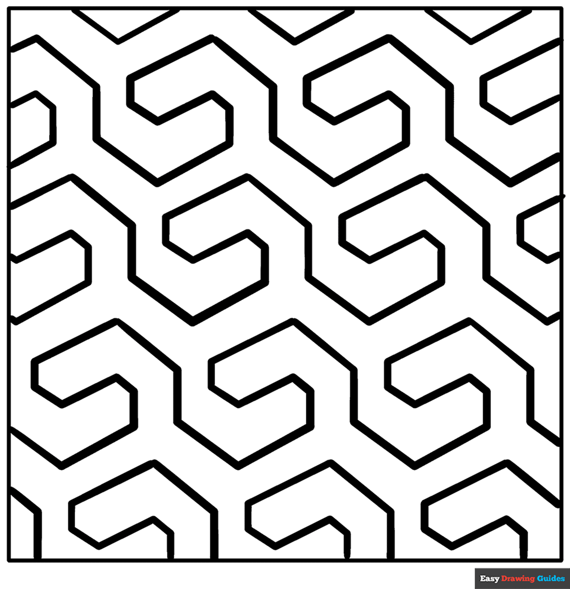 Easy Pattern Coloring Pages 55 Printable Sheets Easy Pattern Coloring Pages 55 Printable Sheets