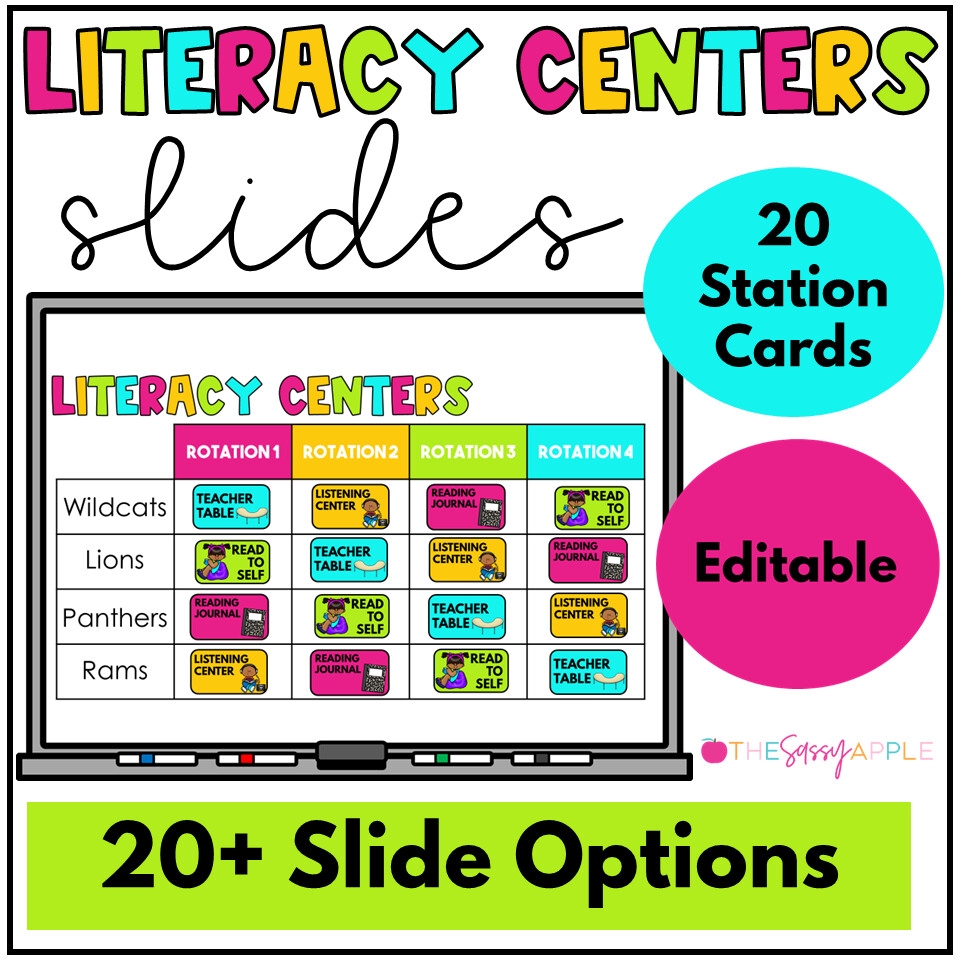 ELA Center Rotation Slides Literacy Centers Small Group Reading ELA Center Rotation Slides Literacy Centers Small Group Reading