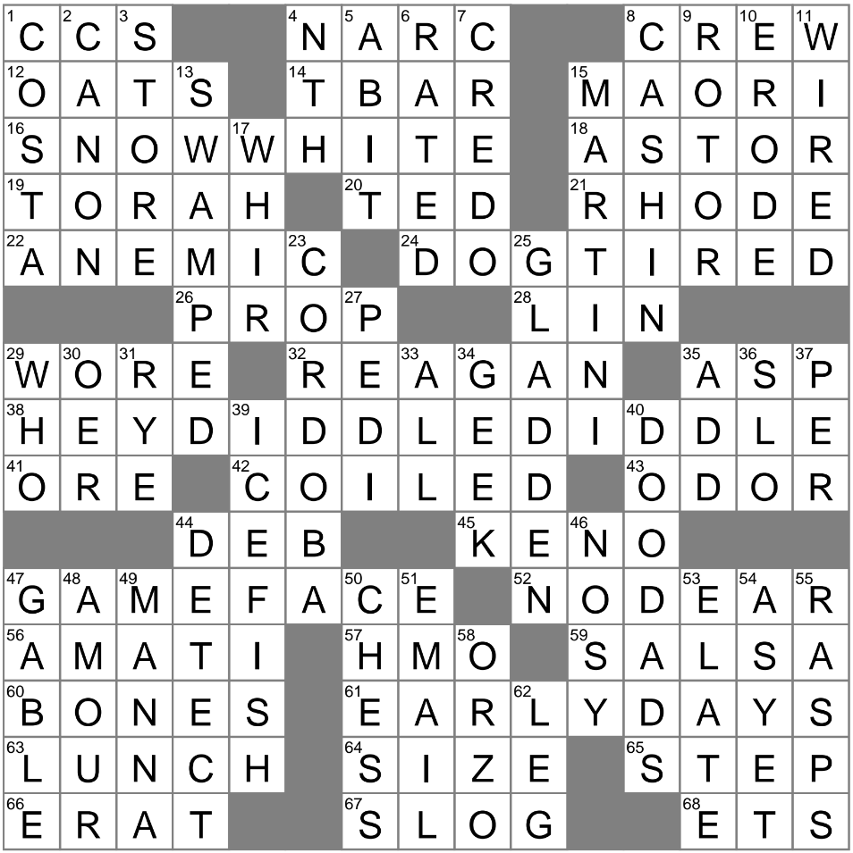 Elphaba s Broom In Wicked For One Crossword Clue Archives LAXCrossword