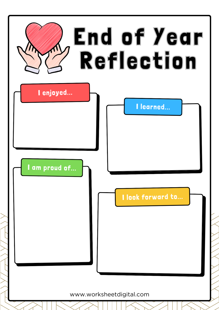 End Of Year Write Your Resolution