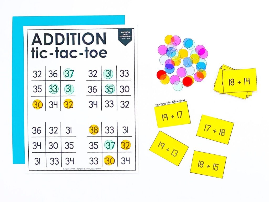 Favorite 2 Digit Addition With Regrouping Activities Teaching With Jillian Starr