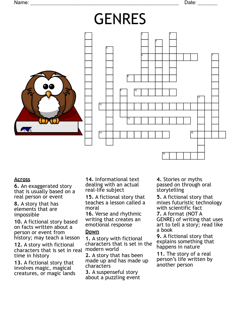 Film Terms Crossword WordMint