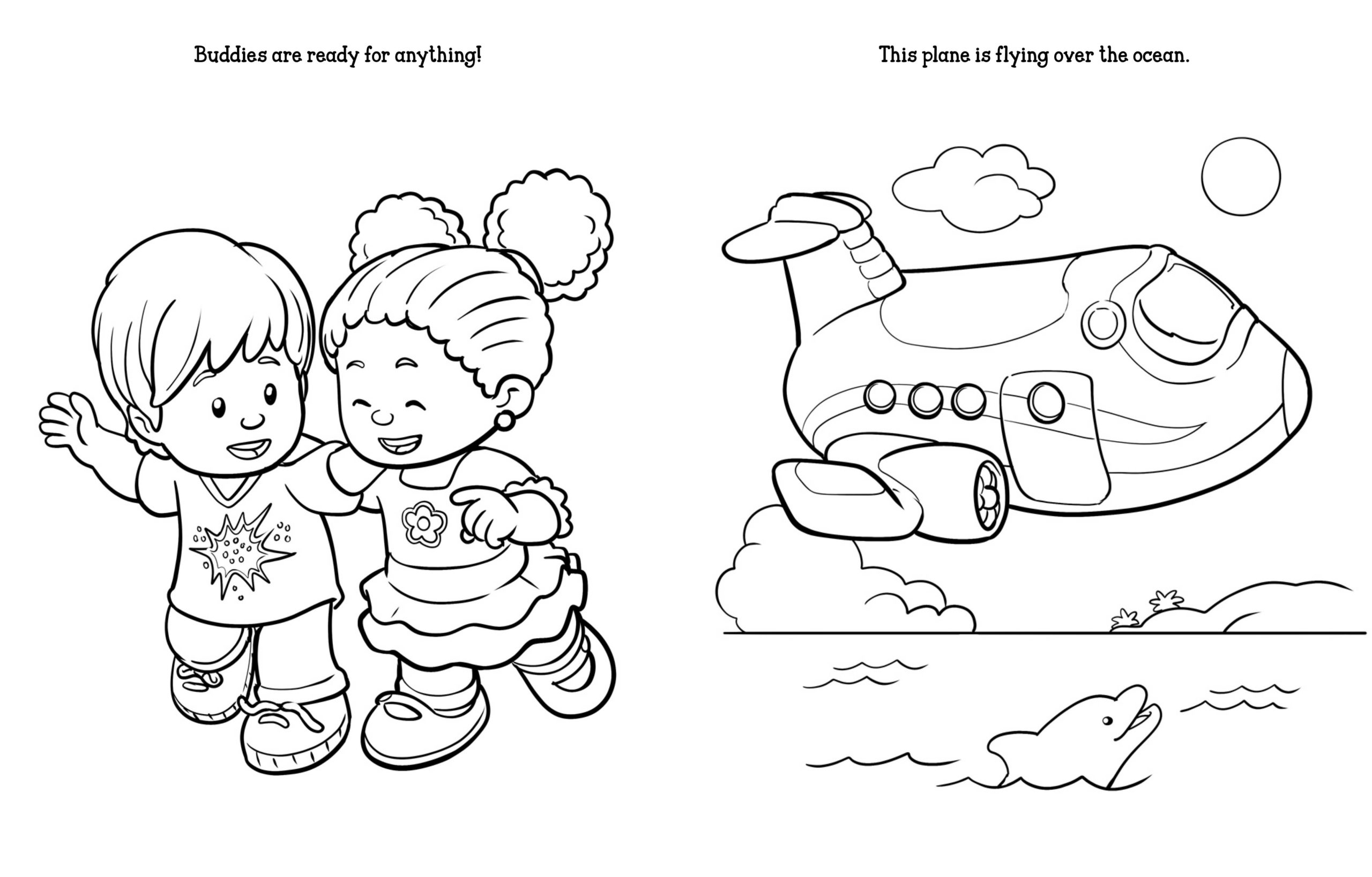 Fisher Price Little People My Big Coloring Book Little Bee Books