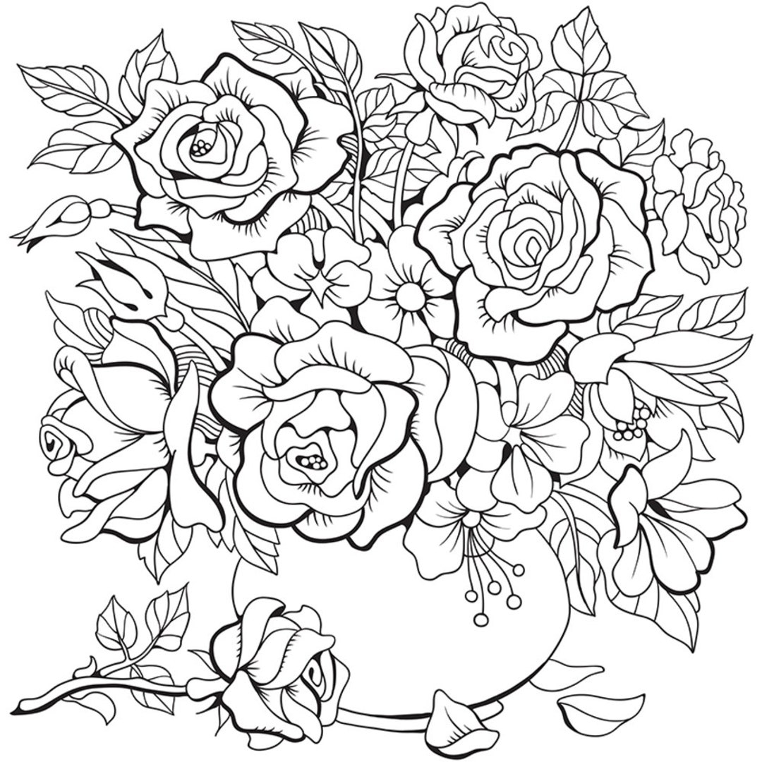 printable flowers for coloring printable flowers for coloring