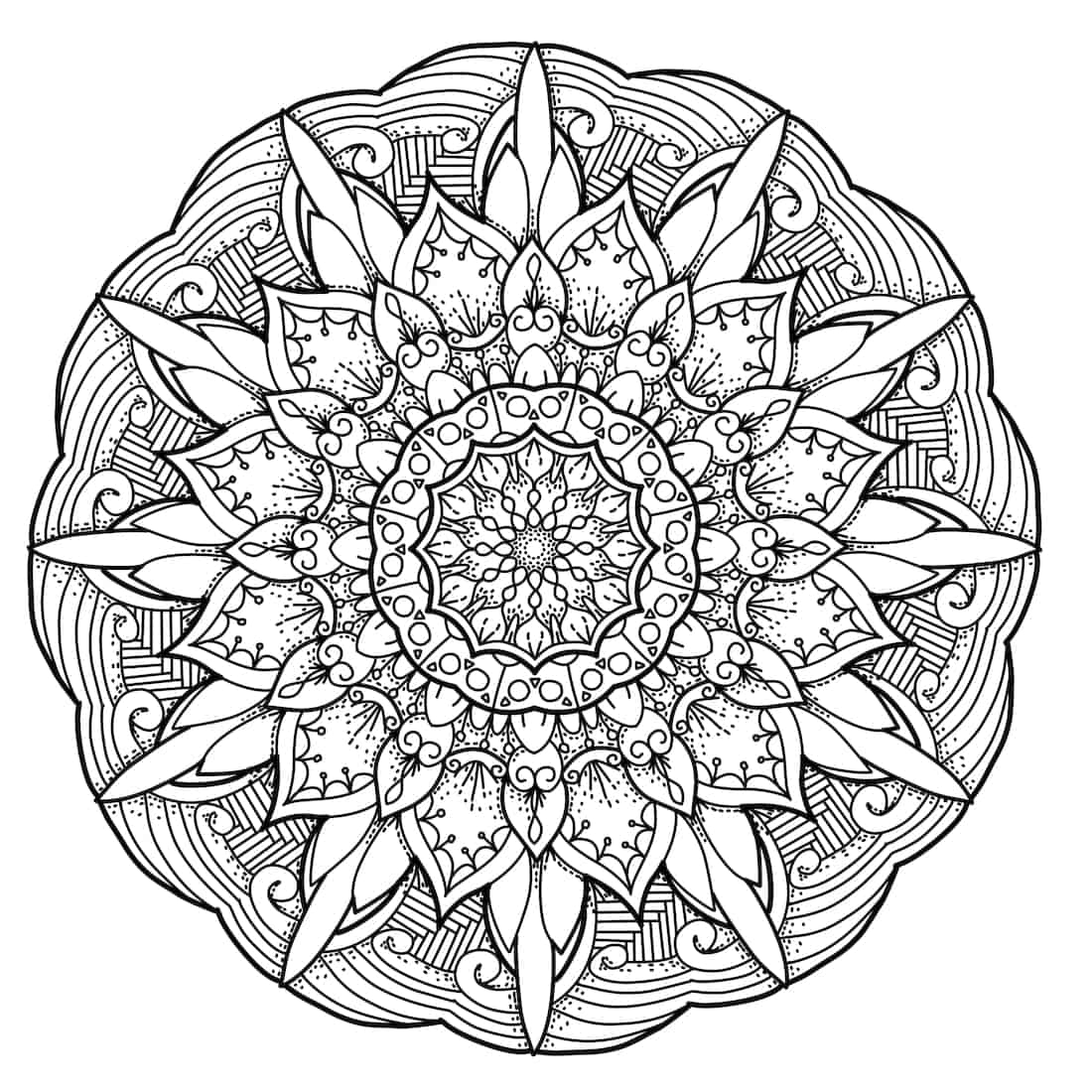 mandala coloring pages printable mandala coloring pages printable