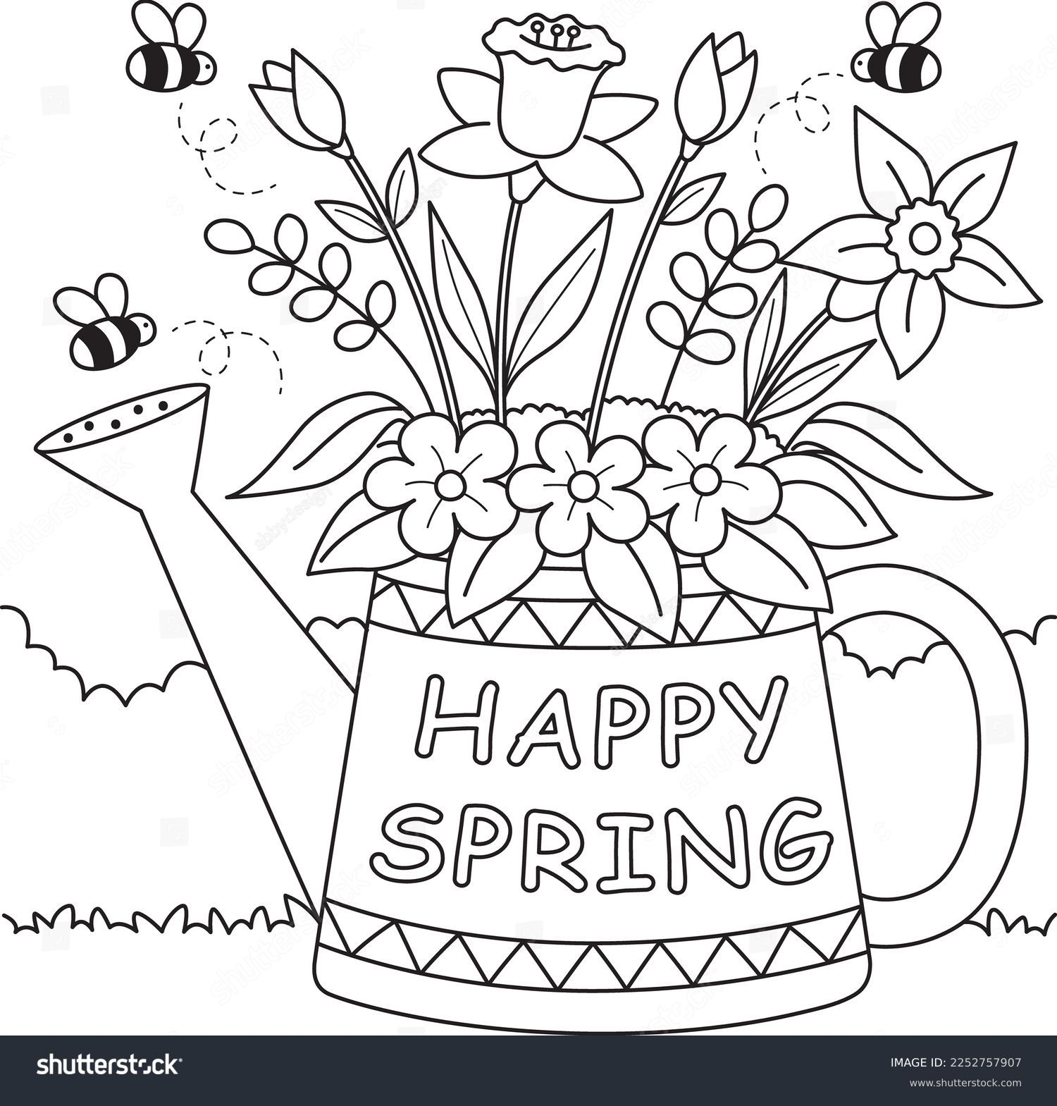 Free Coloring Spring Coloring Sheets For Preschool 200 Thousand Spring Coloring Book Royalty Free Images 