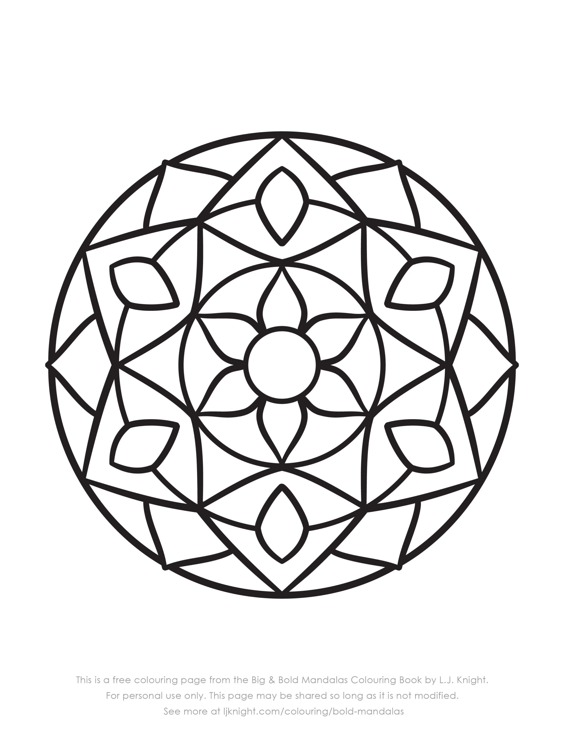 Free Colouring Pages L J Knight Art