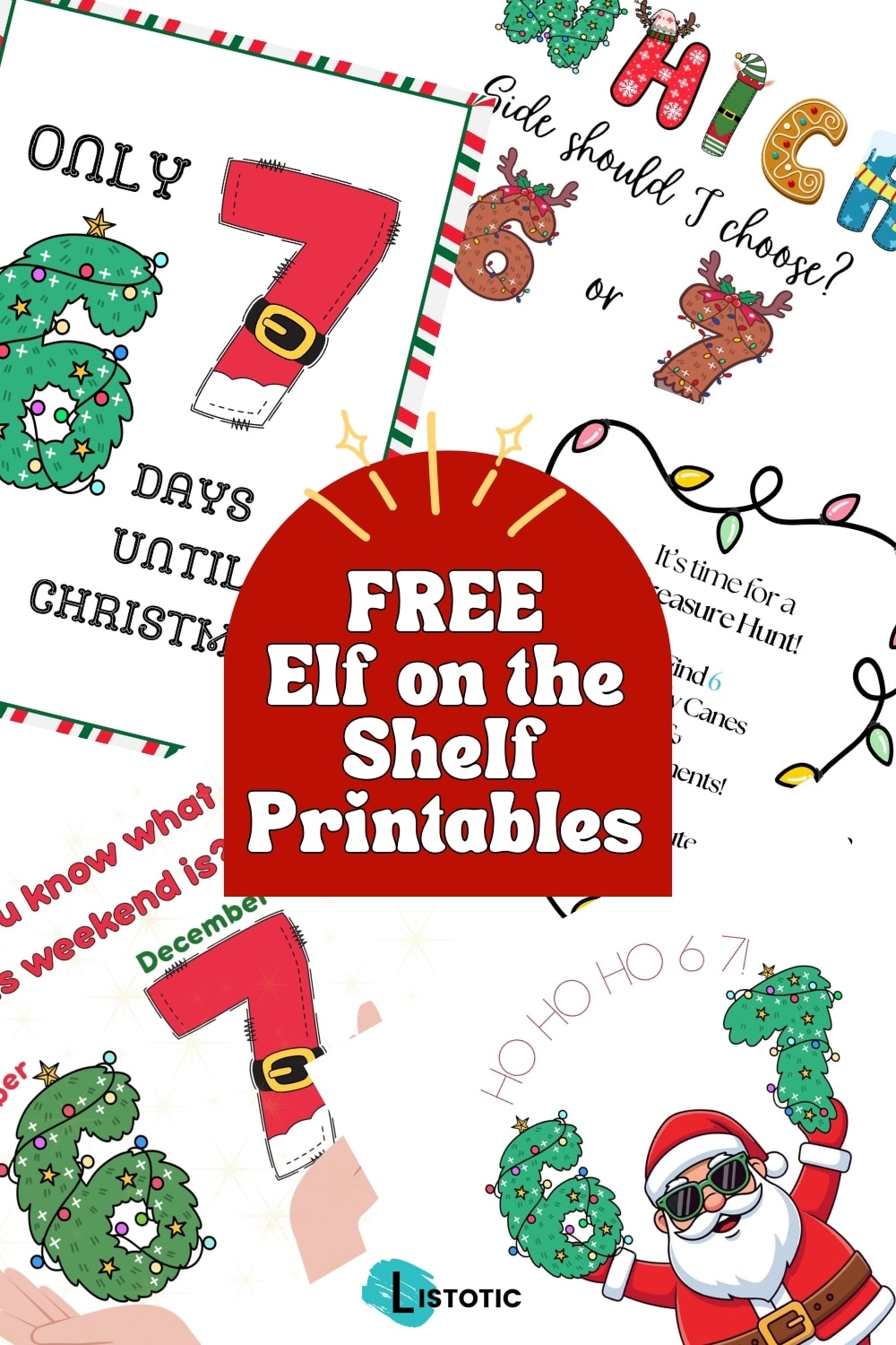 Free Elf On The Shelf 6 7 Printables Listotic