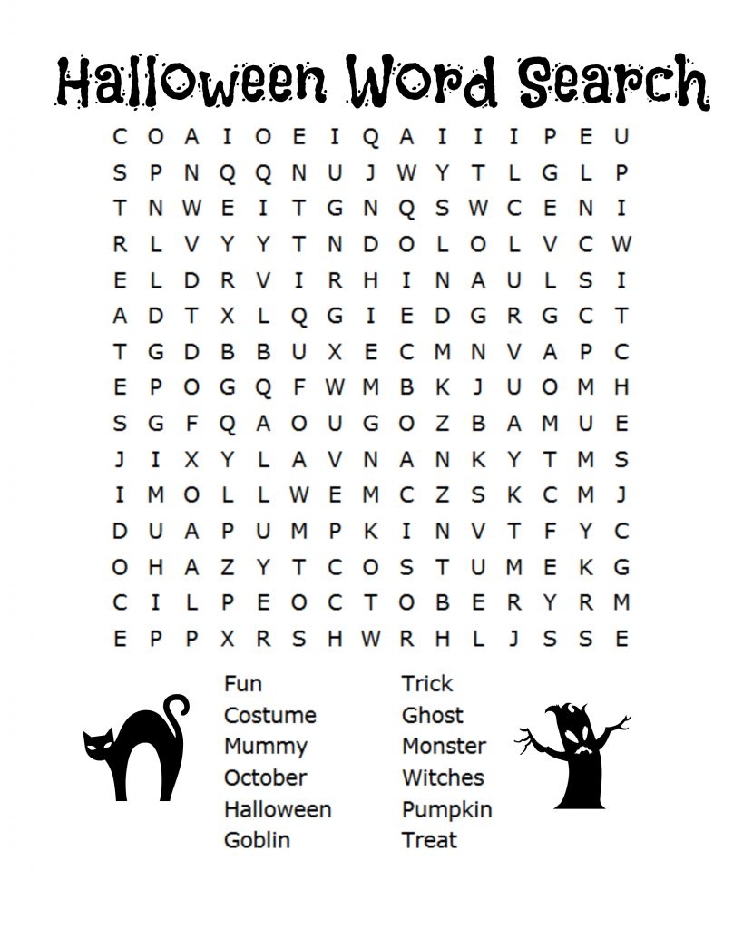 free halloween word puzzles free halloween word puzzles