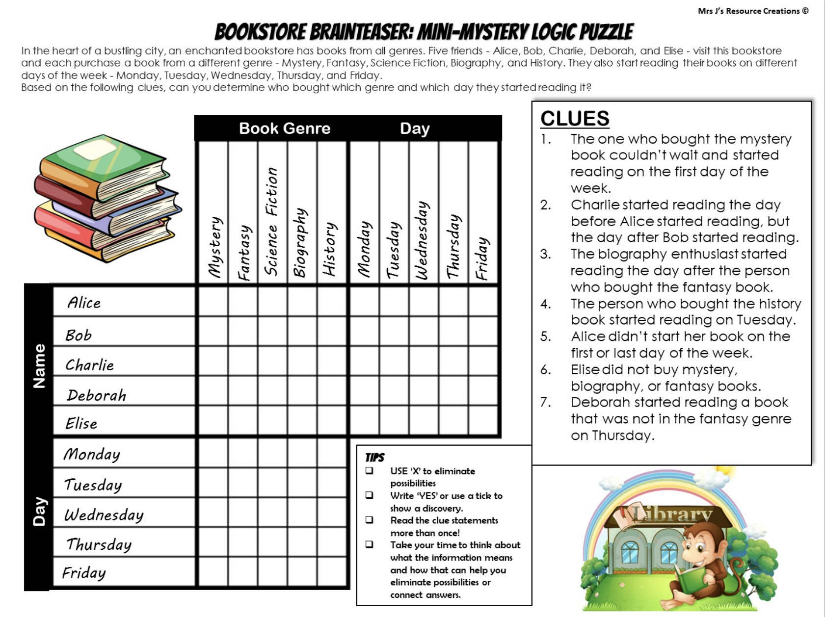 printable logic puzzles printable logic puzzles