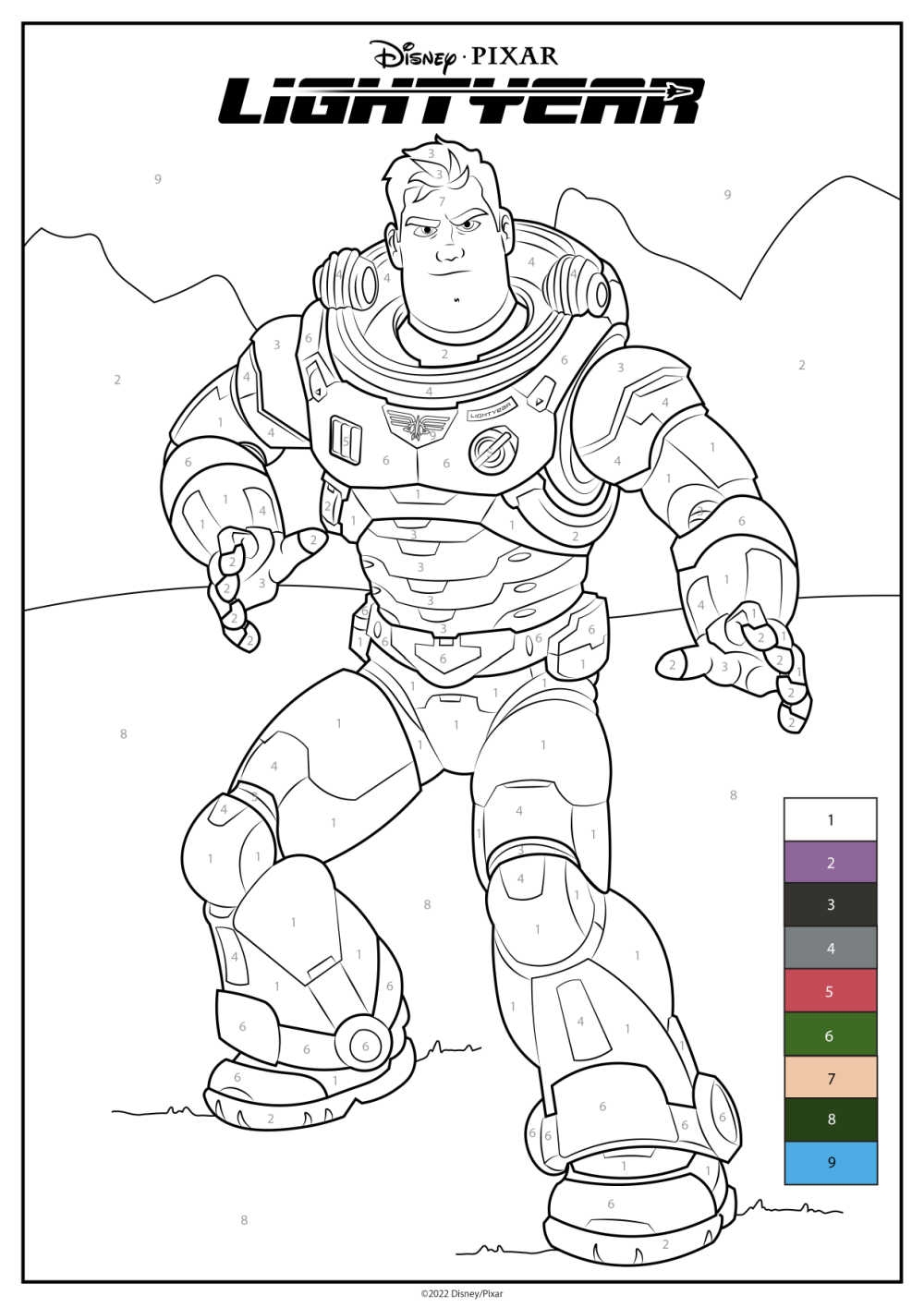 buzz lightyear coloring page buzz lightyear coloring page