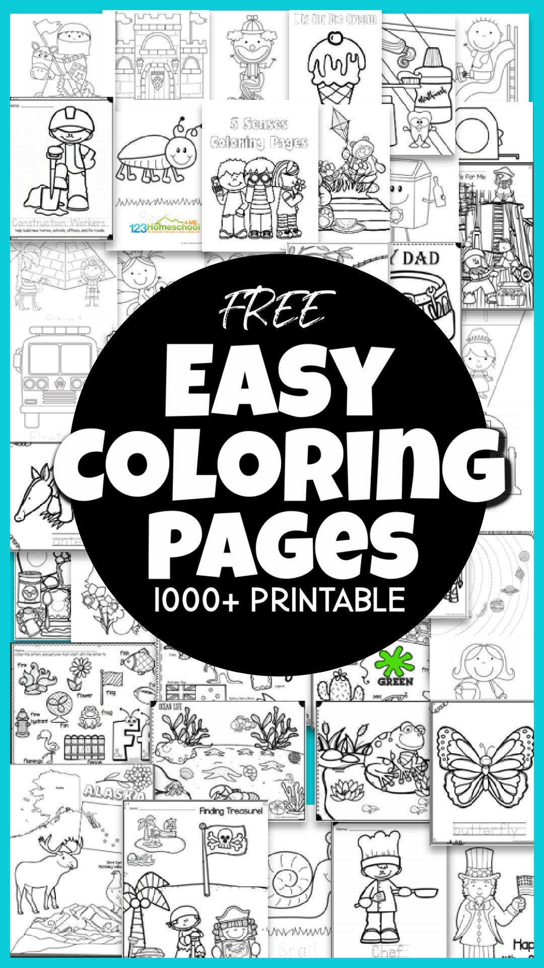 FREE Printable EASY Preschool Coloring Pages over 1000 Pages FREE Printable EASY Preschool Coloring Pages over 1000 Pages