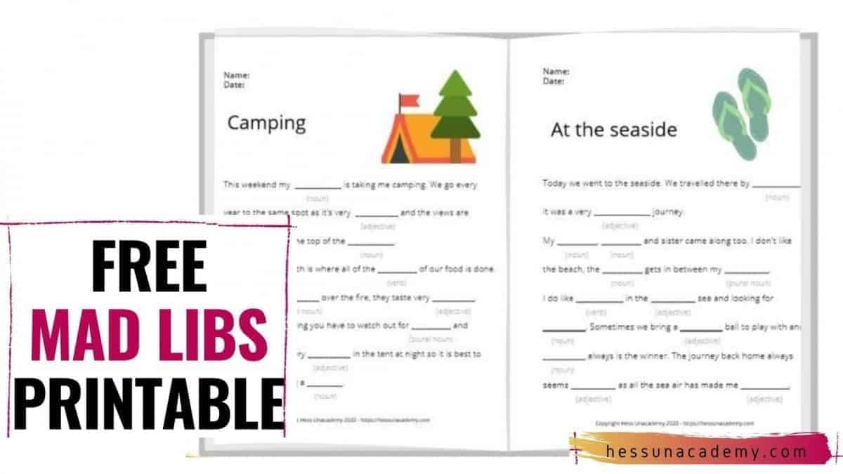 mad libs for second graders