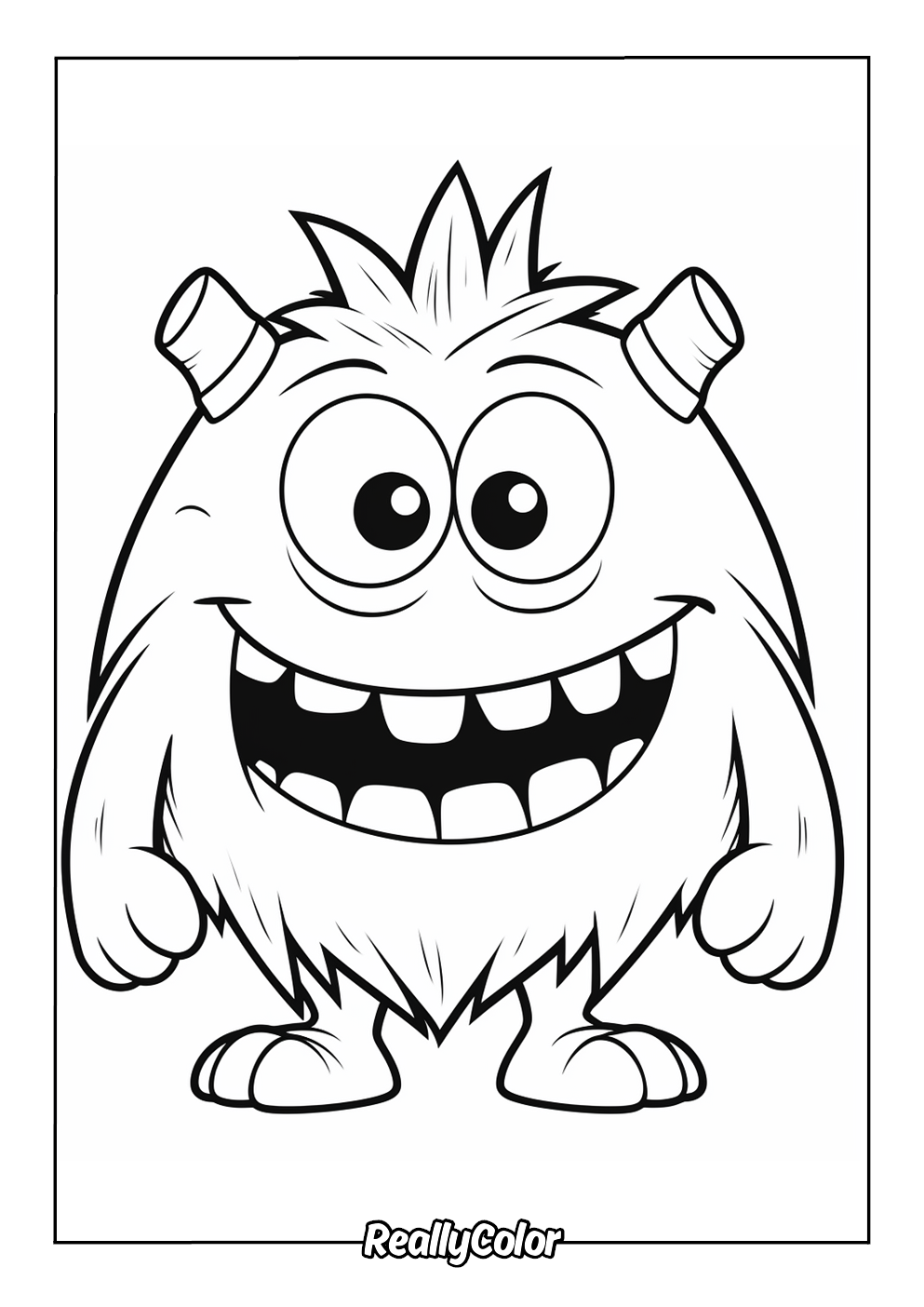 Free Printable Monster Coloring Pages Free Printable Monster Coloring Pages