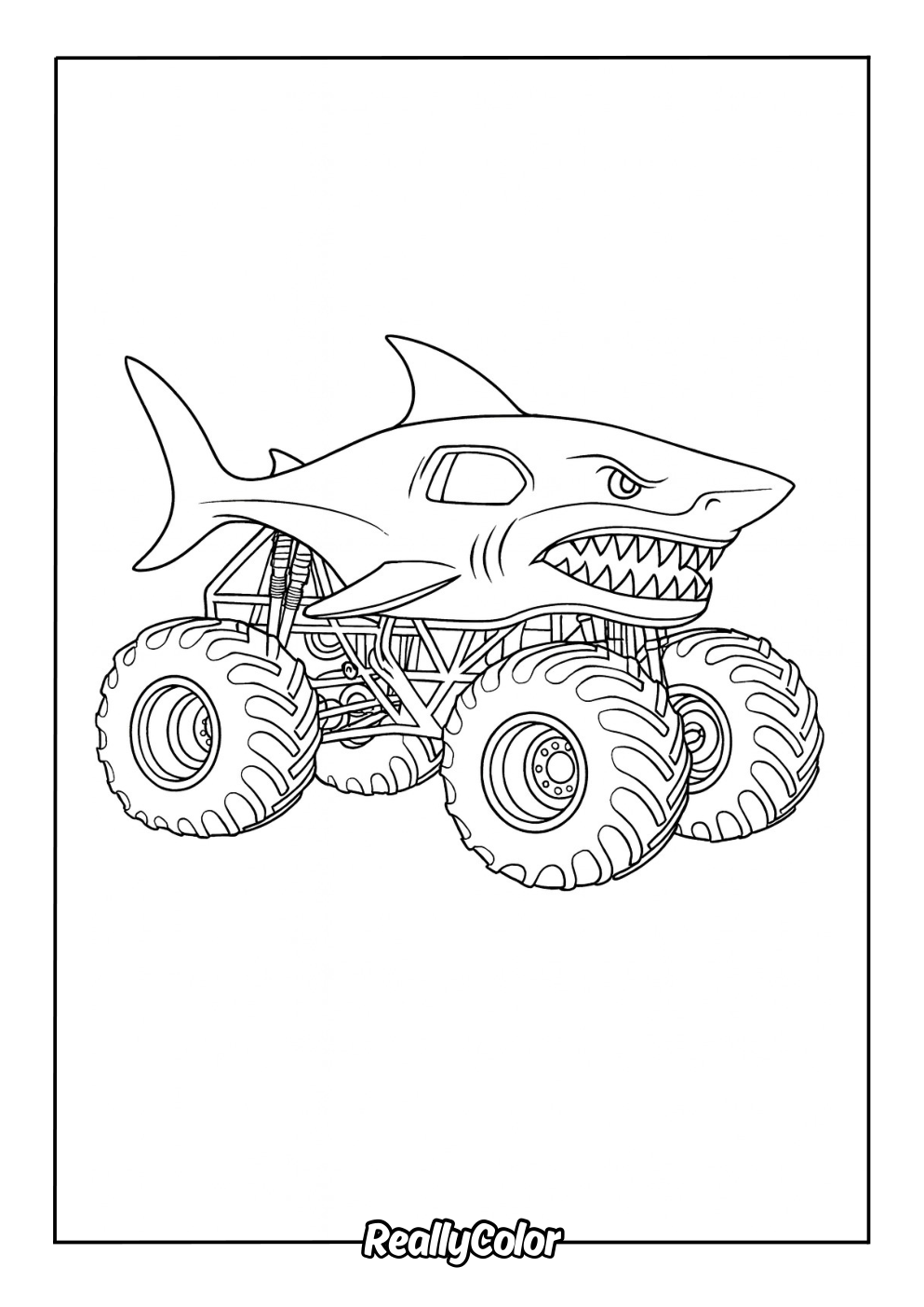 monster truck coloring pages printable monster truck coloring pages printable