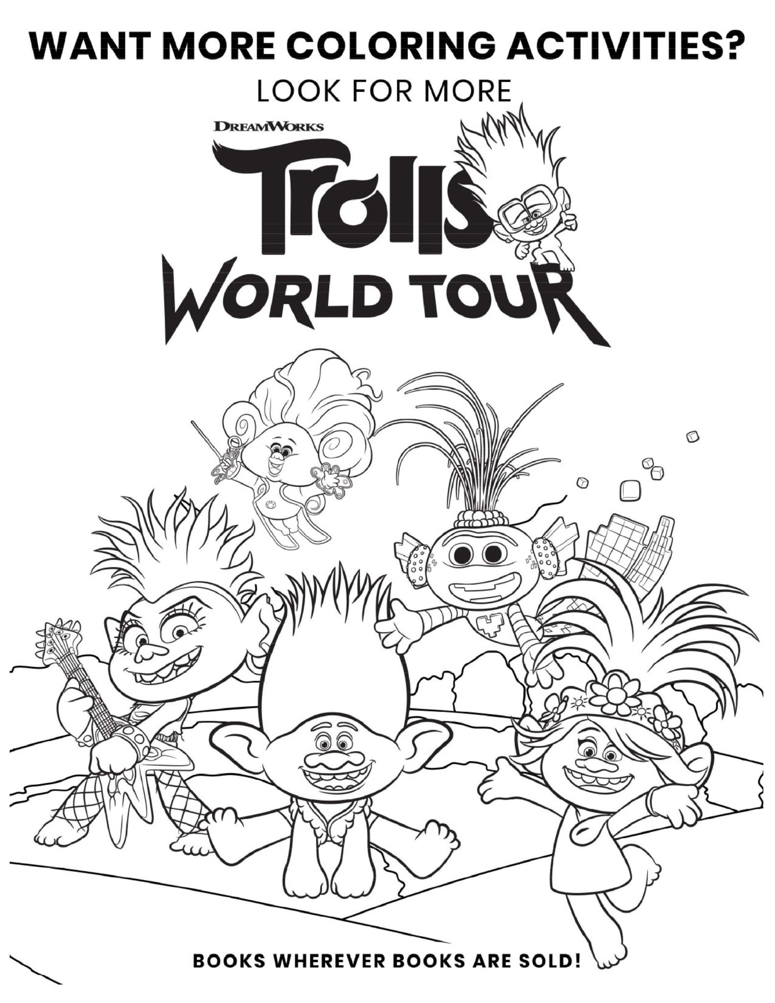 trolls the movie coloring pages trolls the movie coloring pages