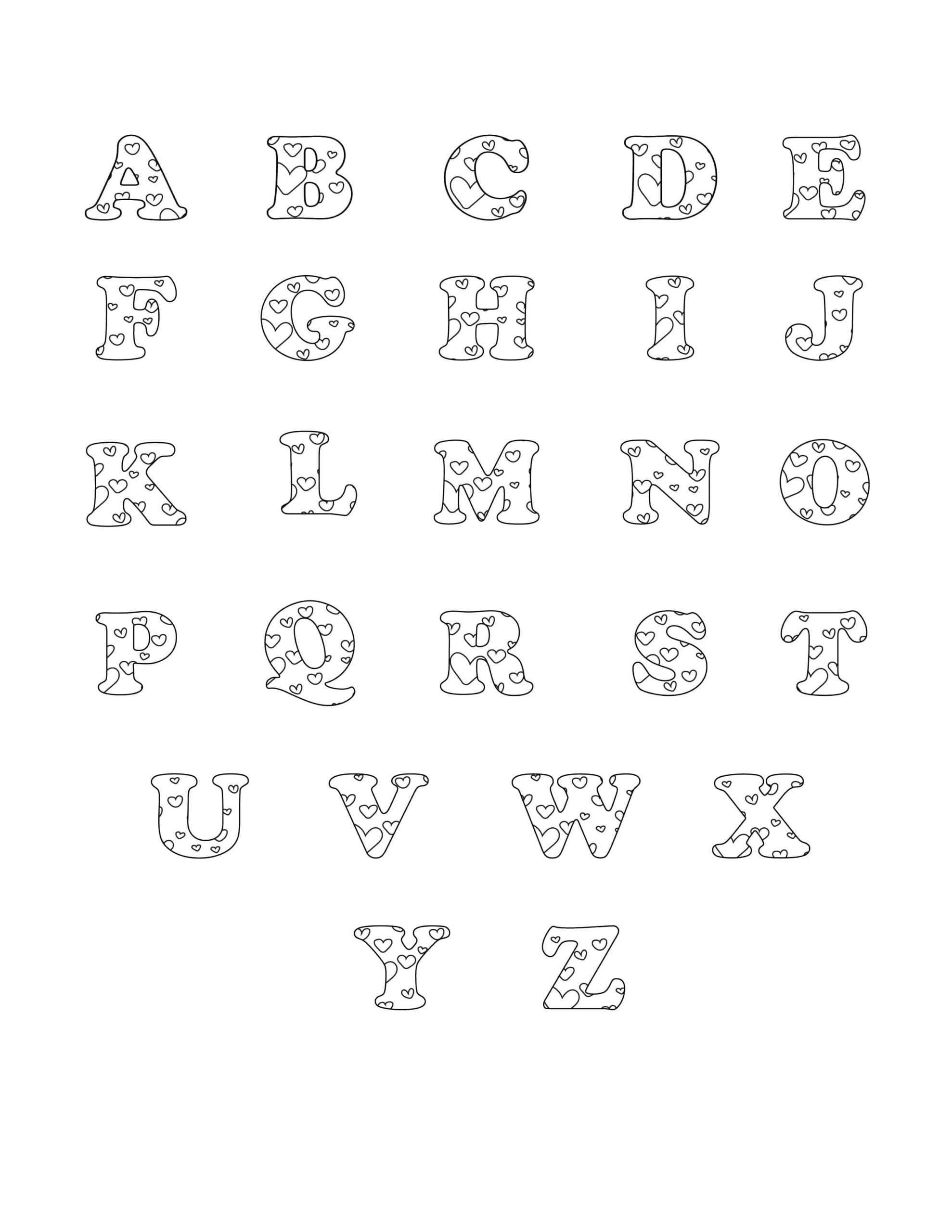 printable bubble letters alphabet printable bubble letters alphabet