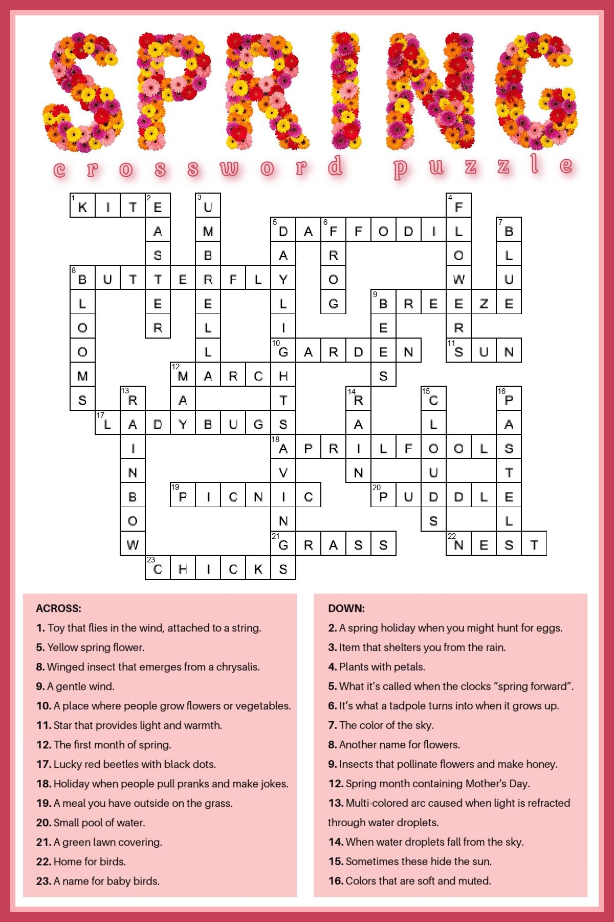 easy printable crosswords with answers easy printable crosswords with answers