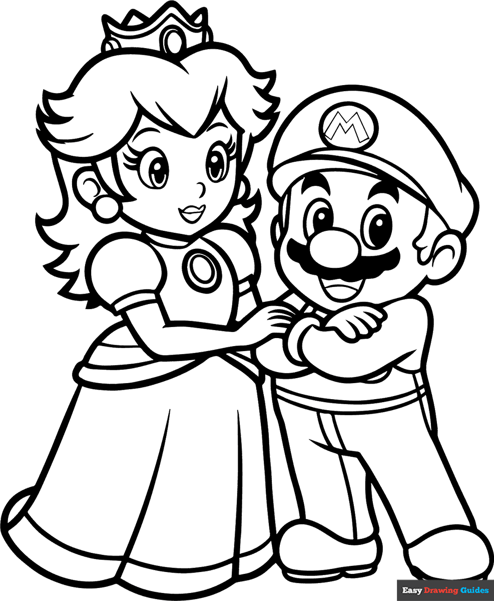 printable super mario coloring pages printable super mario coloring pages