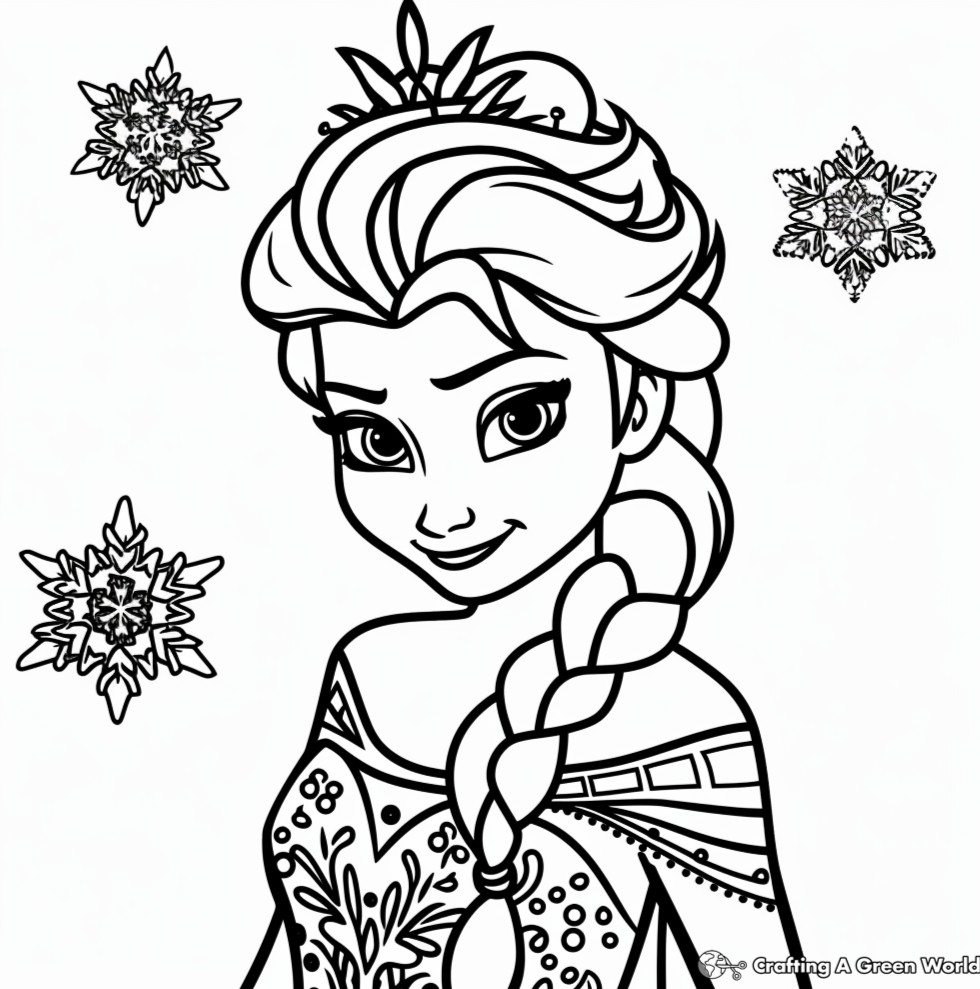 Frozen Coloring Pages Free Printable 