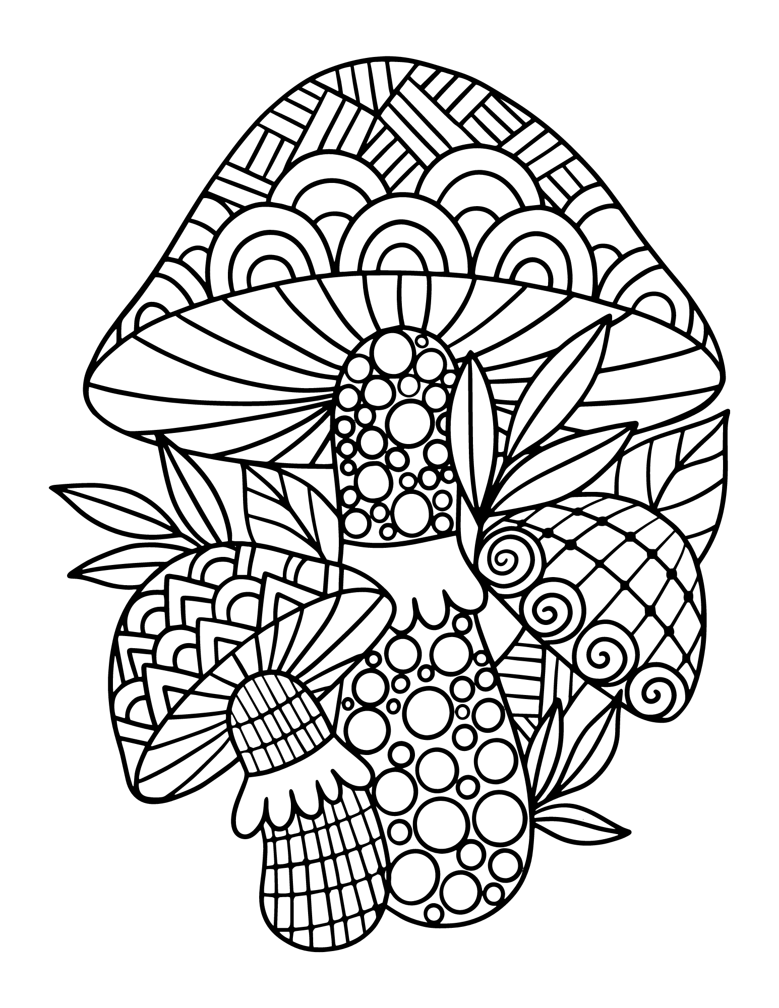mushroom coloring pages printable mushroom coloring pages printable