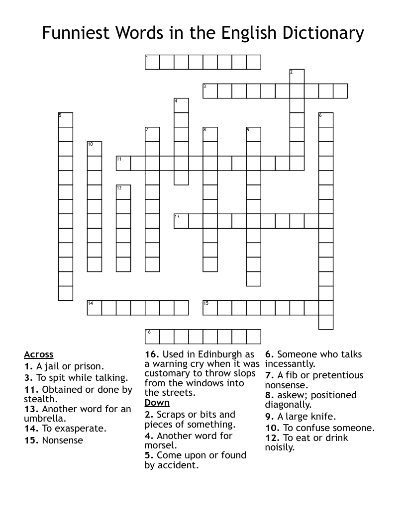 funny crossword puzzle clues funny crossword puzzle clues