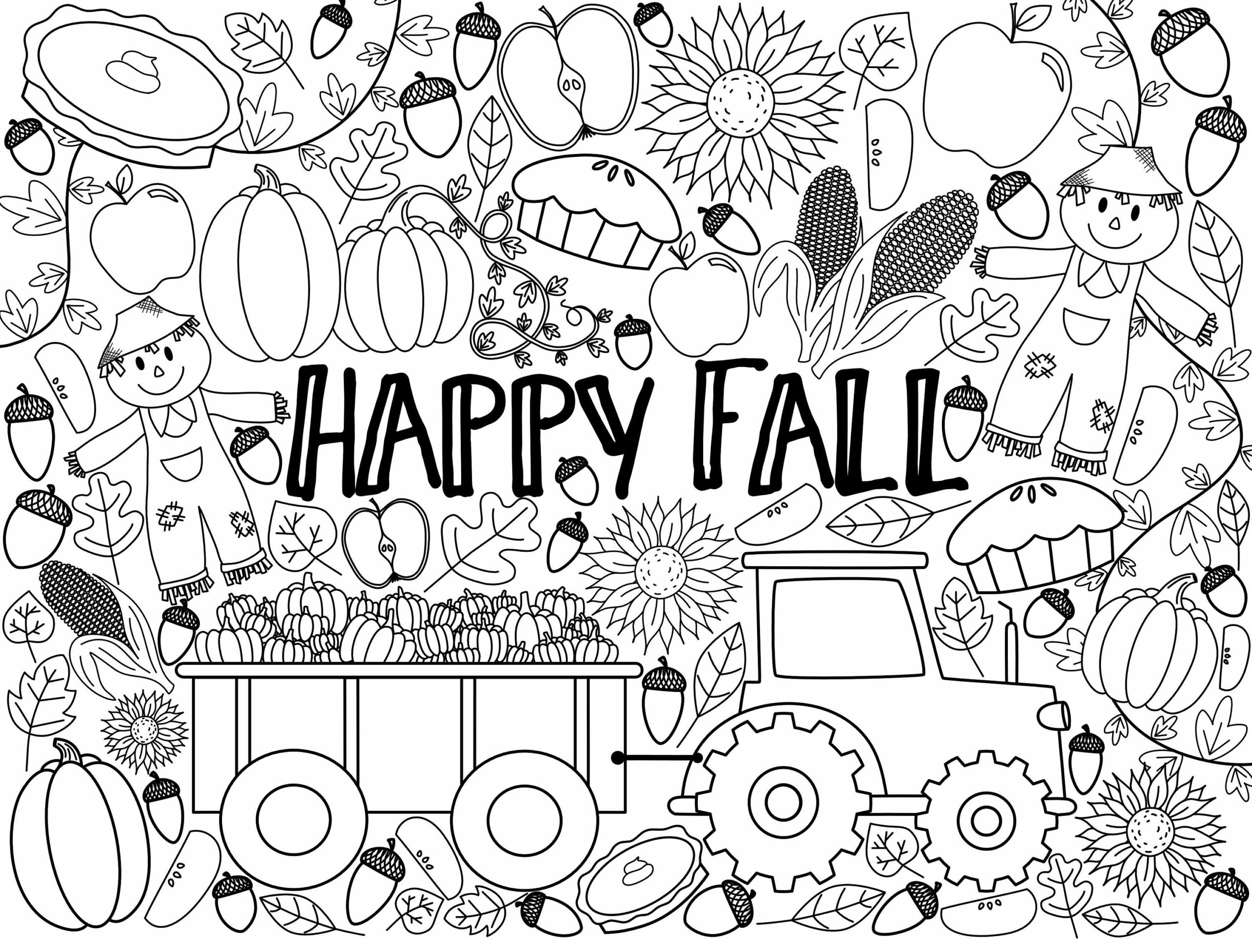 free fall coloring sheets printable free fall coloring sheets printable