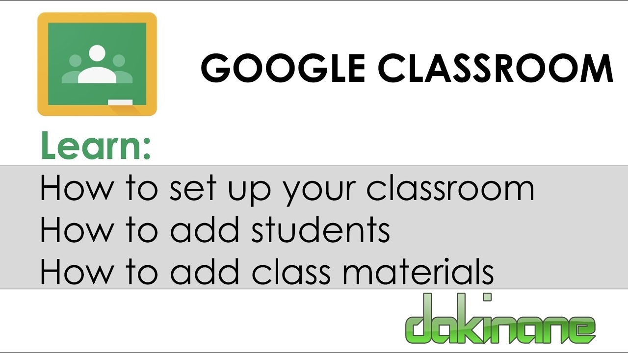 setting up google classroom setting up google classroom