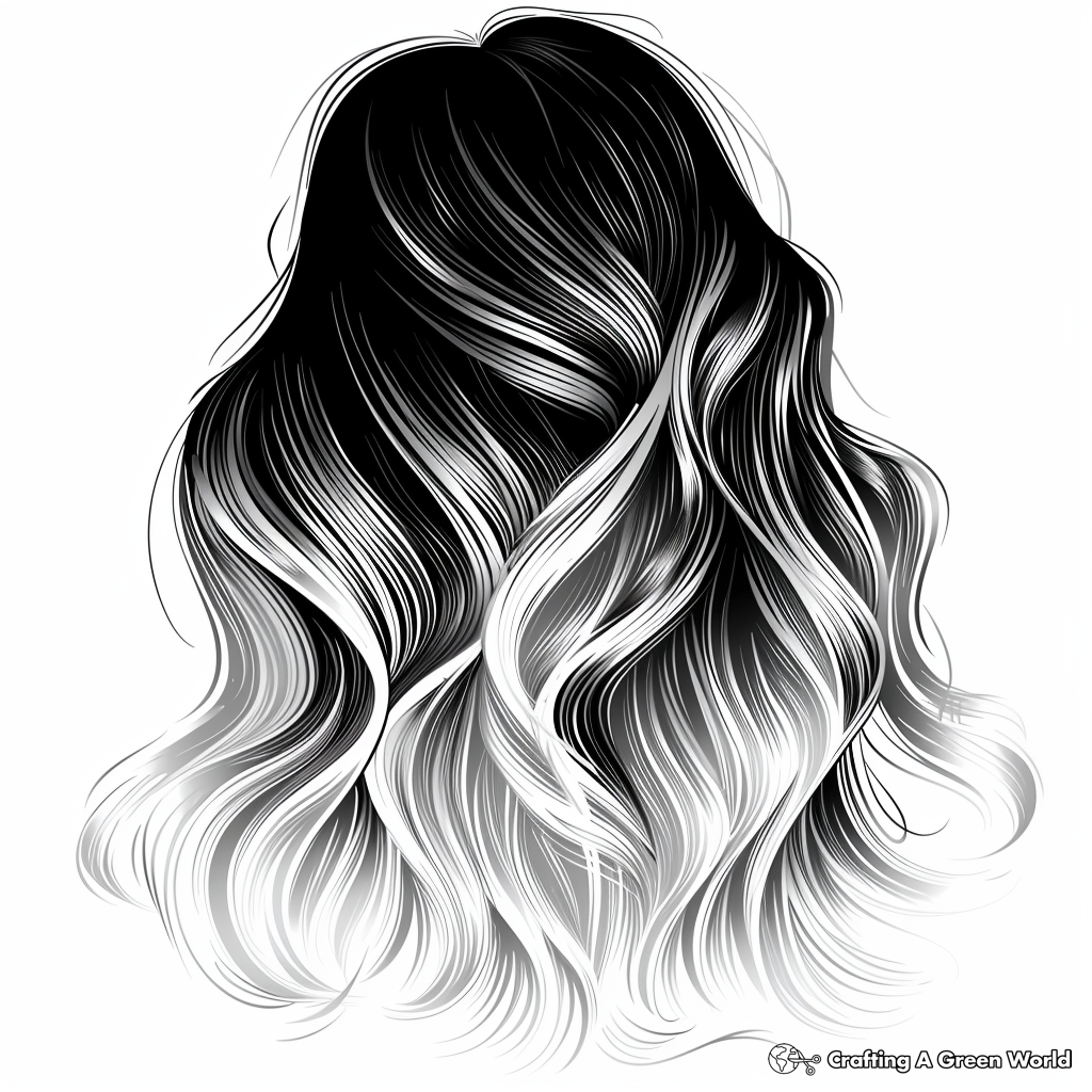 Hair Coloring Pages Free Printable Hair Coloring Pages Free Printable